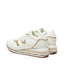 Sneakers Running LIU JO Olivia 822 Bianche con Inserti Metallizzati Oro