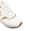 Sneakers Running LIU JO Olivia 822 Bianche con Inserti Metallizzati Oro