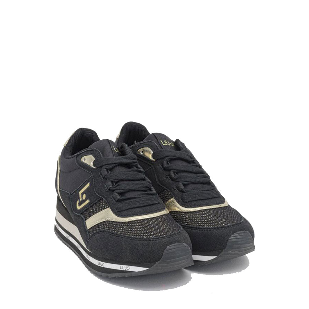 Sneakers Running LIU JO Olivia 822 in Microfibra e Nylon Nero