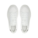 Sneakers Platform LIU JO Babol 01 in Pelle Bianca con Inserti Silver