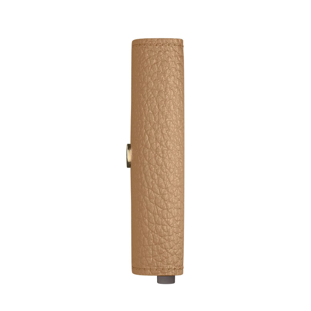 Porta Carte con Clip SECRID linea Envelope Pebble in Pelle Cappuccino con RFID