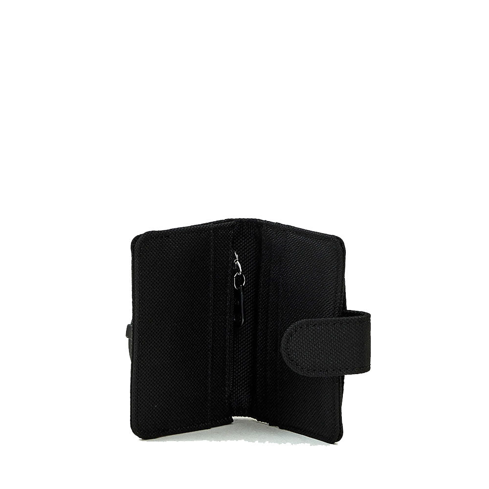 Portacarte Donna Small MANDARINA DUCK linea MD20 in Tessuto colore Black