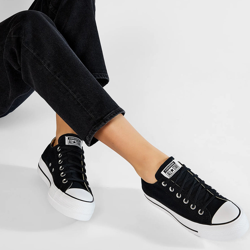 Sneakers Platform CONVERSE Chuck Taylor All Star in Canvas Nera