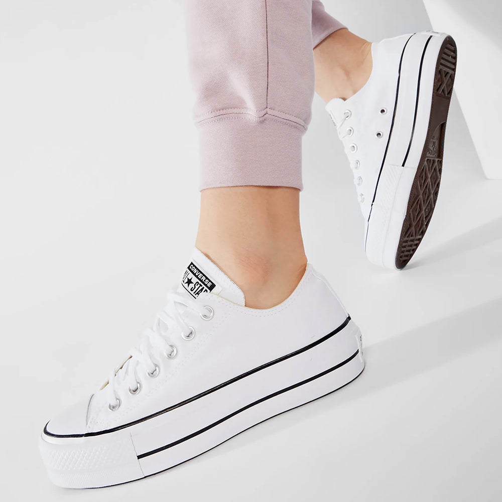 Sneakers Platform CONVERSE Chuck Taylor All Star in Canvas Bianca