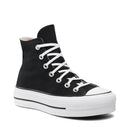 Sneakers Alte Platform CONVERSE Chuck Taylor All Star in Canvas Nera