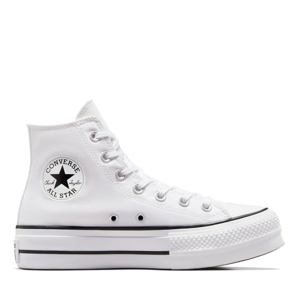 Sneakers Alte Platform CONVERSE Chuck Taylor All Star in Canvas Bianca