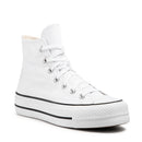 Sneakers Alte Platform CONVERSE Chuck Taylor All Star in Canvas Bianca