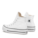 Sneakers Alte Platform CONVERSE Chuck Taylor All Star in Canvas Bianca