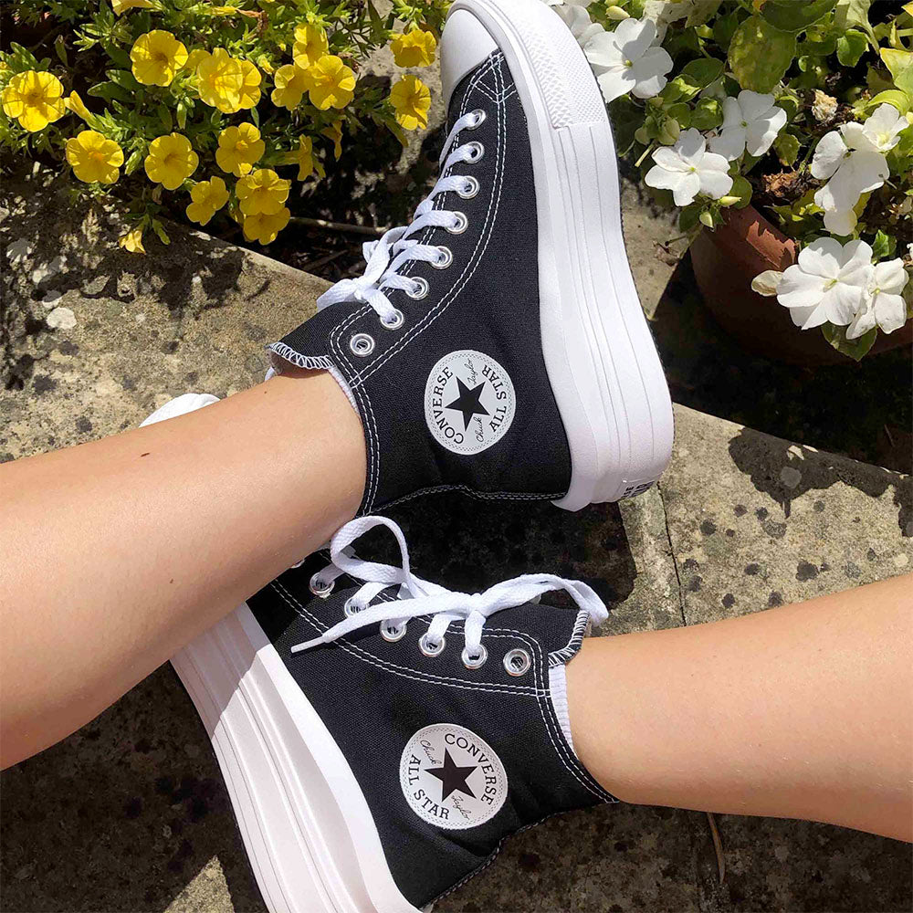 Sneakers Alte CONVERSE Chuck Taylor All Star Move in Canvas Nera