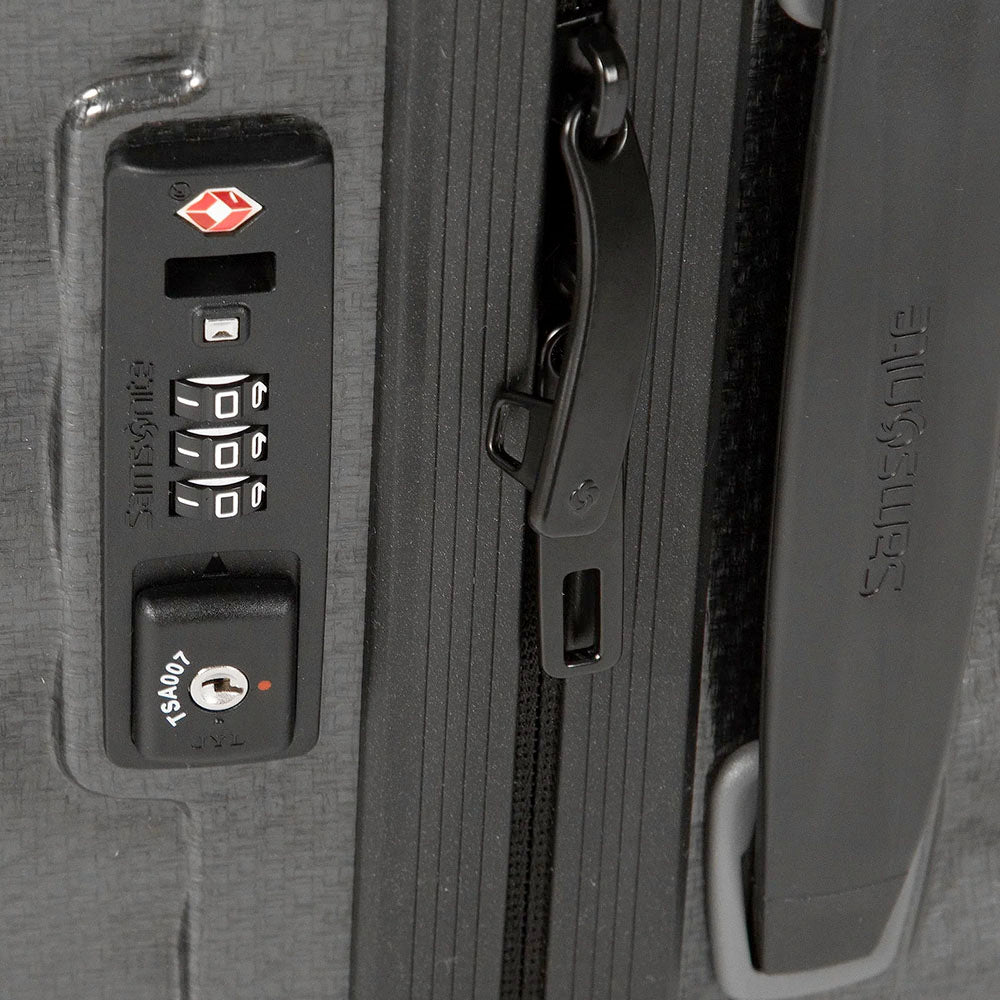 Trolley Cabina Rigido 4 Ruote SAMSONITE linea Lite-Shock Nero