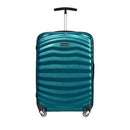 Trolley Cabina Rigido 4 Ruote SAMSONITE linea Lite-Shock Blu Petrolio