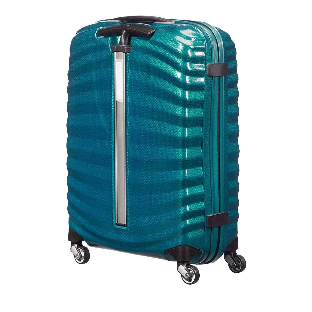 Trolley Cabina Rigido 4 Ruote SAMSONITE linea Lite-Shock Blu Petrolio