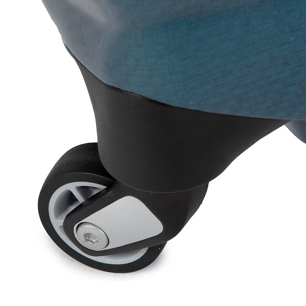 Trolley Cabina Rigido 4 Ruote SAMSONITE linea Lite-Shock Blu Petrolio