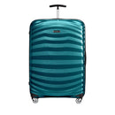 Trolley Grande Rigido 4 Ruote SAMSONITE linea Lite-Shock Blu Petrolio