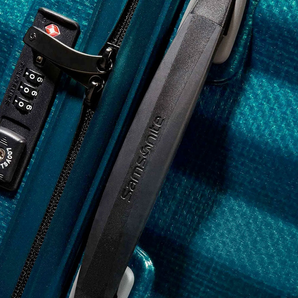 Trolley Grande Rigido 4 Ruote SAMSONITE linea Lite-Shock Blu Petrolio