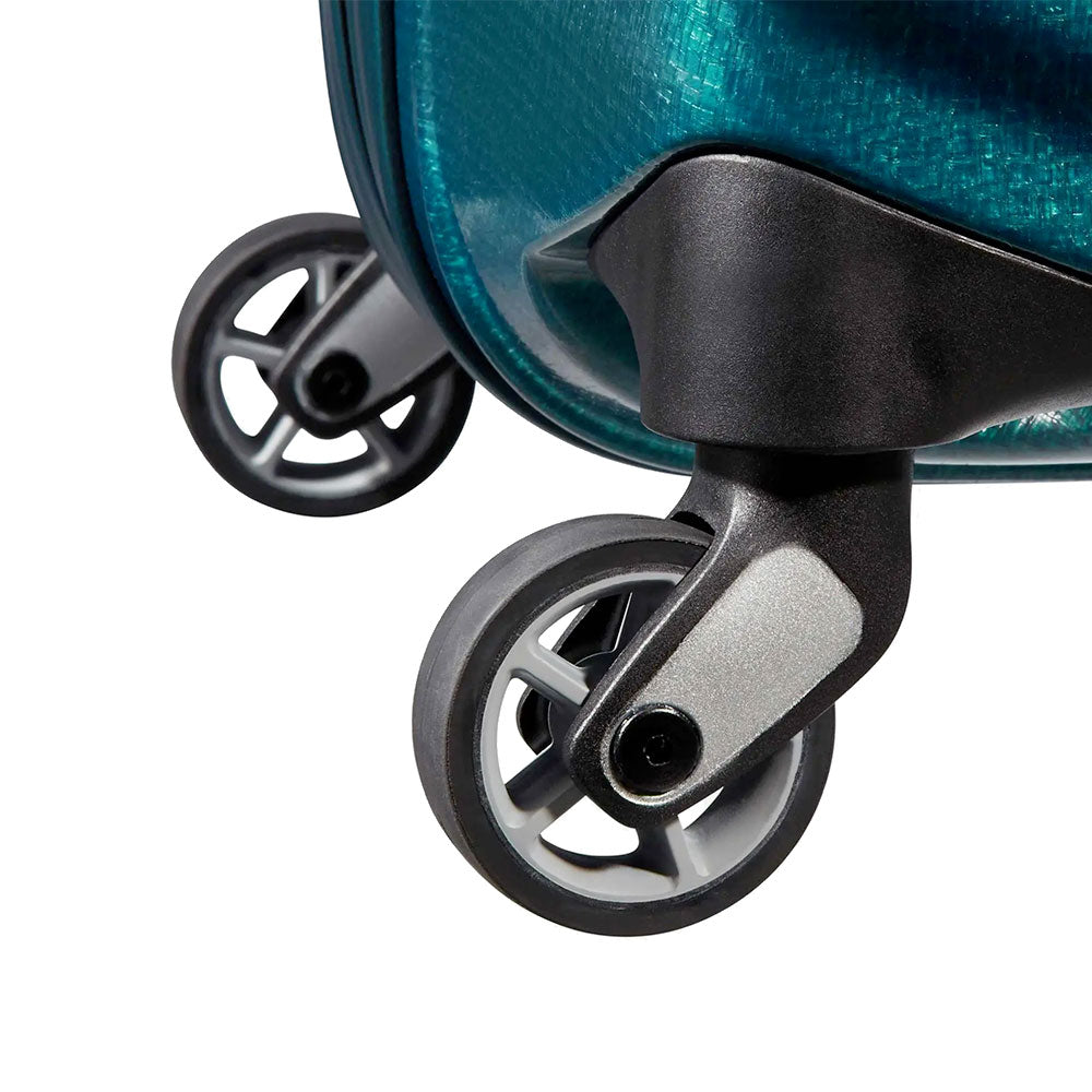 Trolley Grande Rigido 4 Ruote SAMSONITE linea Lite-Shock Blu Petrolio