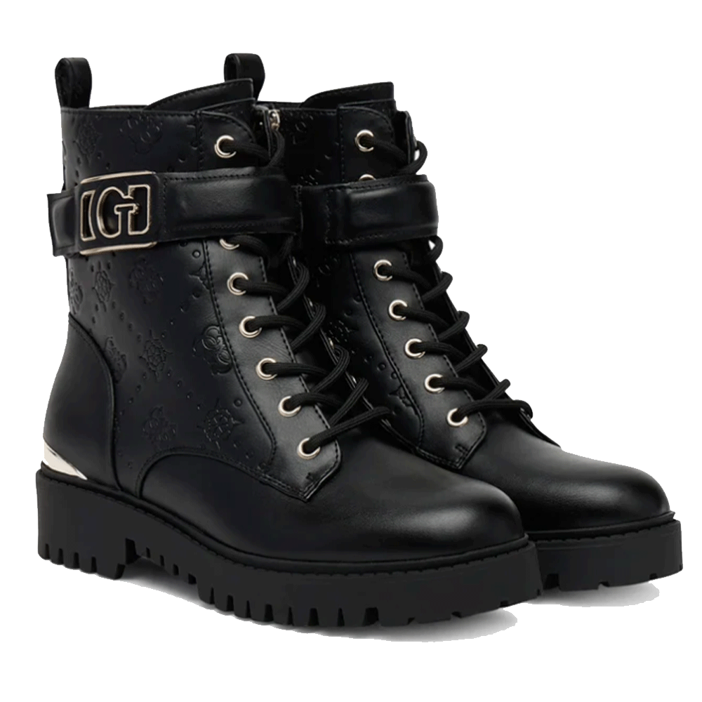 Scarpe Donna GUESS Anfibi linea Oranda colore Nero
