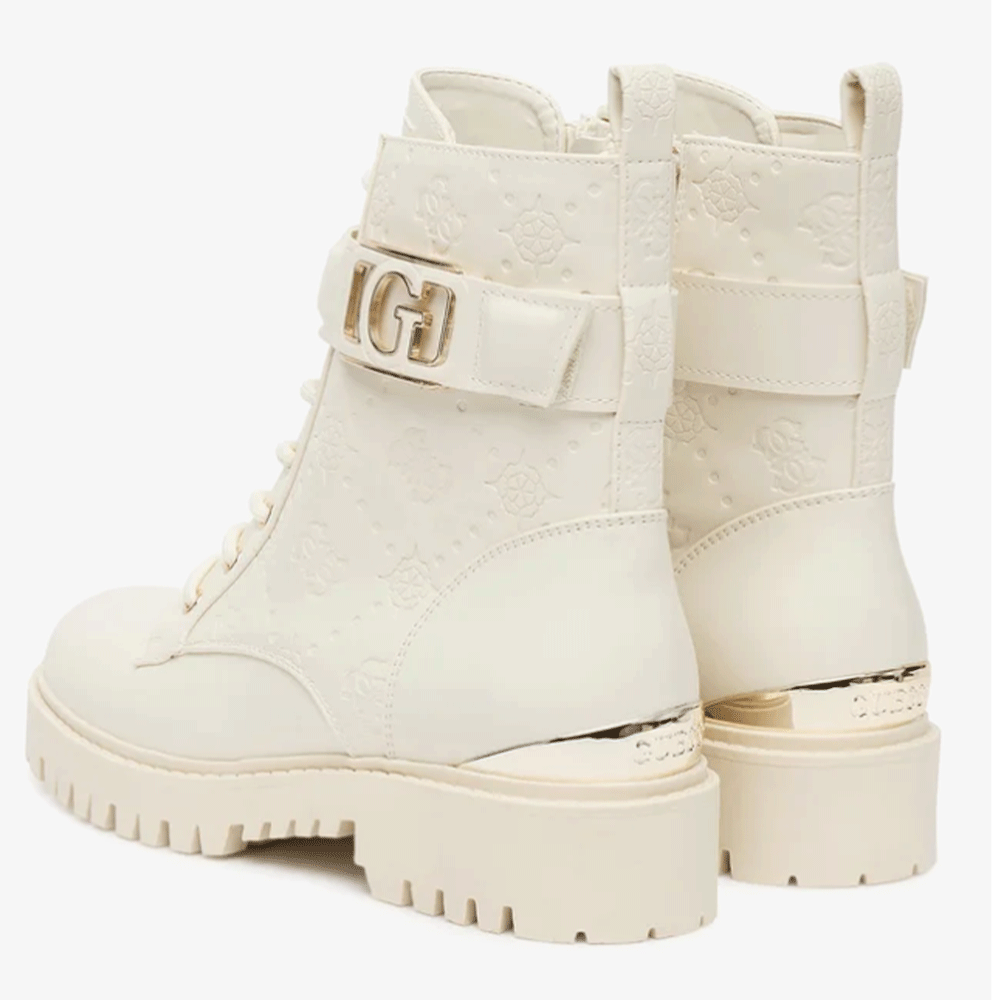 Scarpe Donna GUESS Anfibi linea Oranda colore Ivory