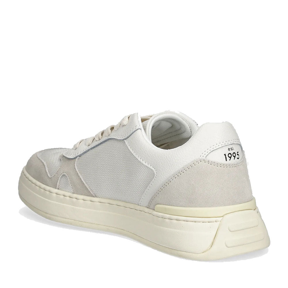 Sneakers Uomo LIU JO Boy 02 in Suede e Mesh Off White