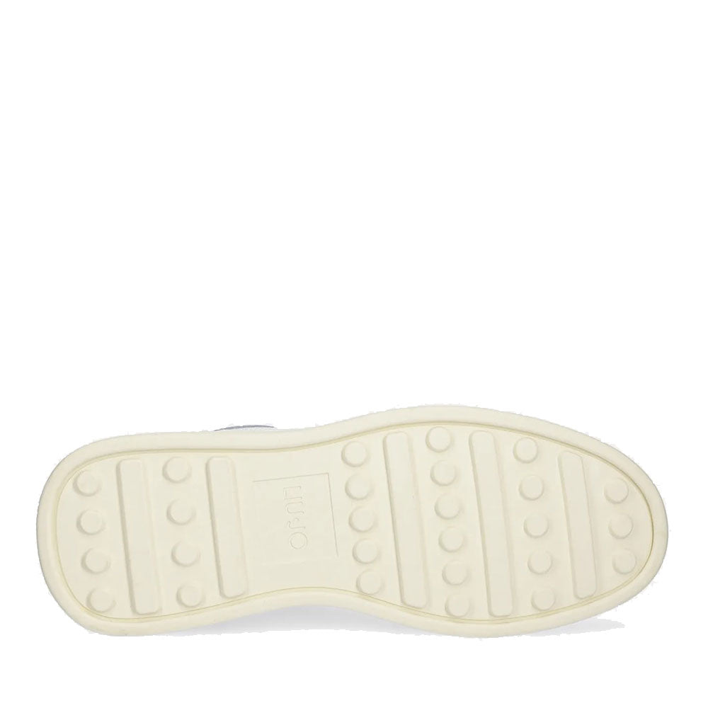 Sneakers Uomo LIU JO Boy 02 in Suede e Mesh Off White