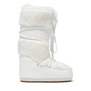 Stivali da Neve Donna MOON BOOT Icon Faux Fur Optical White