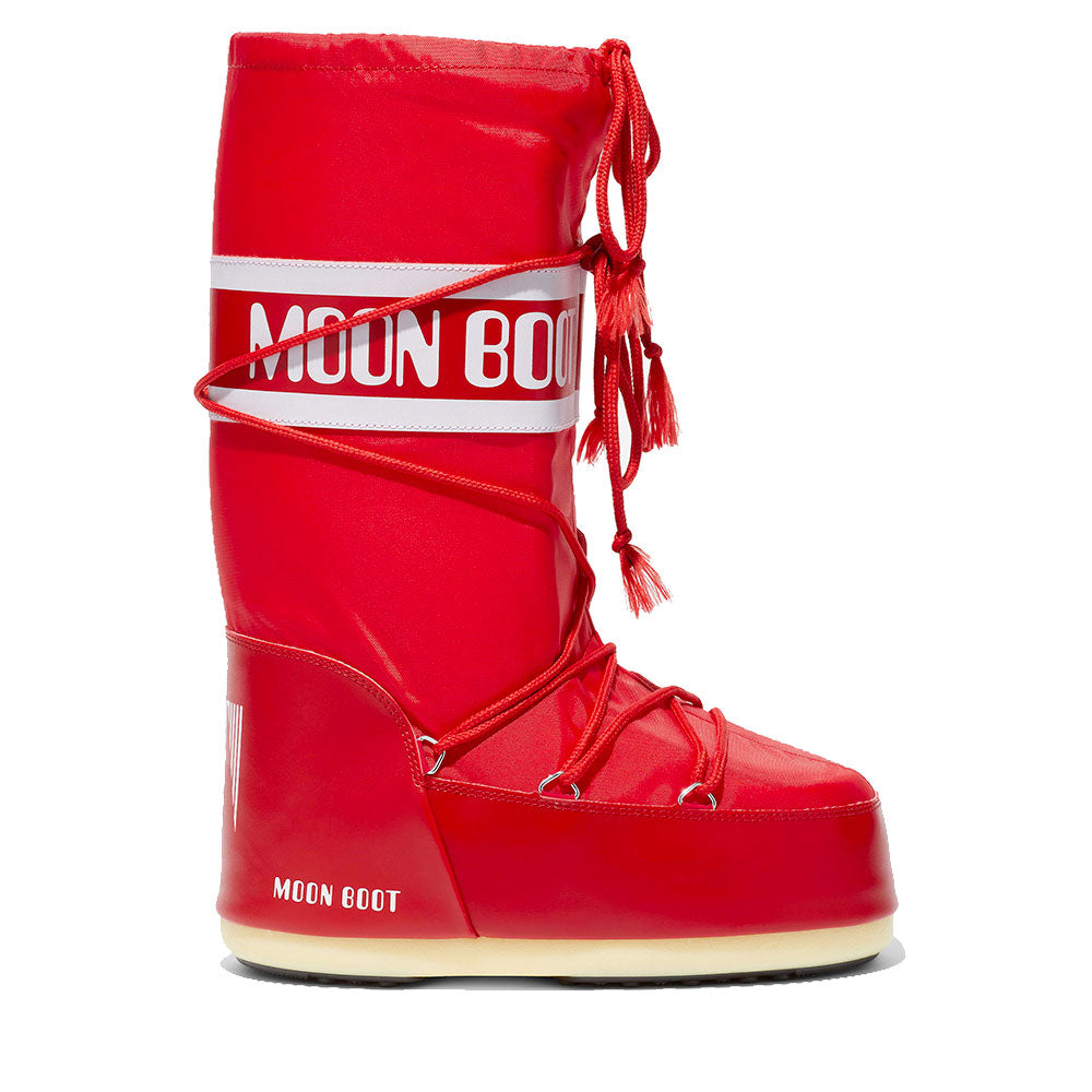Stivali da Neve Unisex MOON BOOT Nylon Colore Rosso