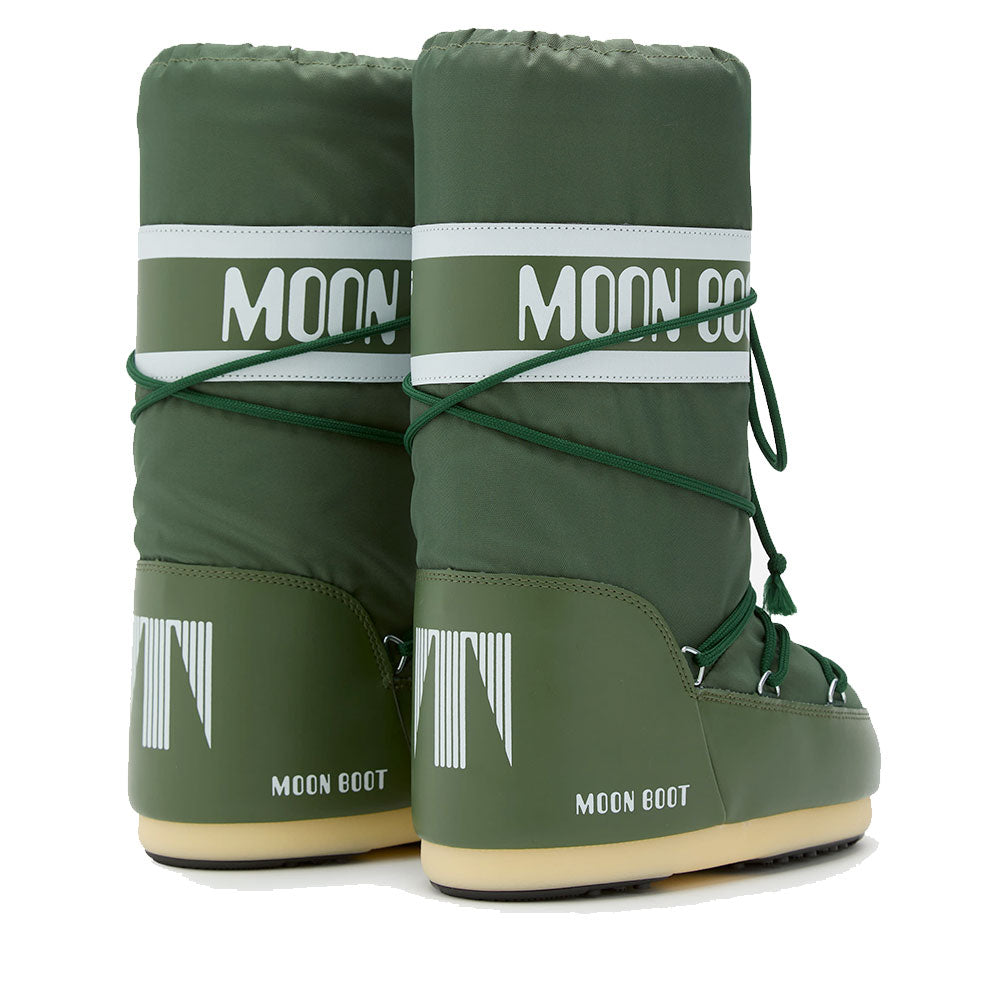 Stivali da Neve Unisex MOON BOOT Icon Nylon Forest Green