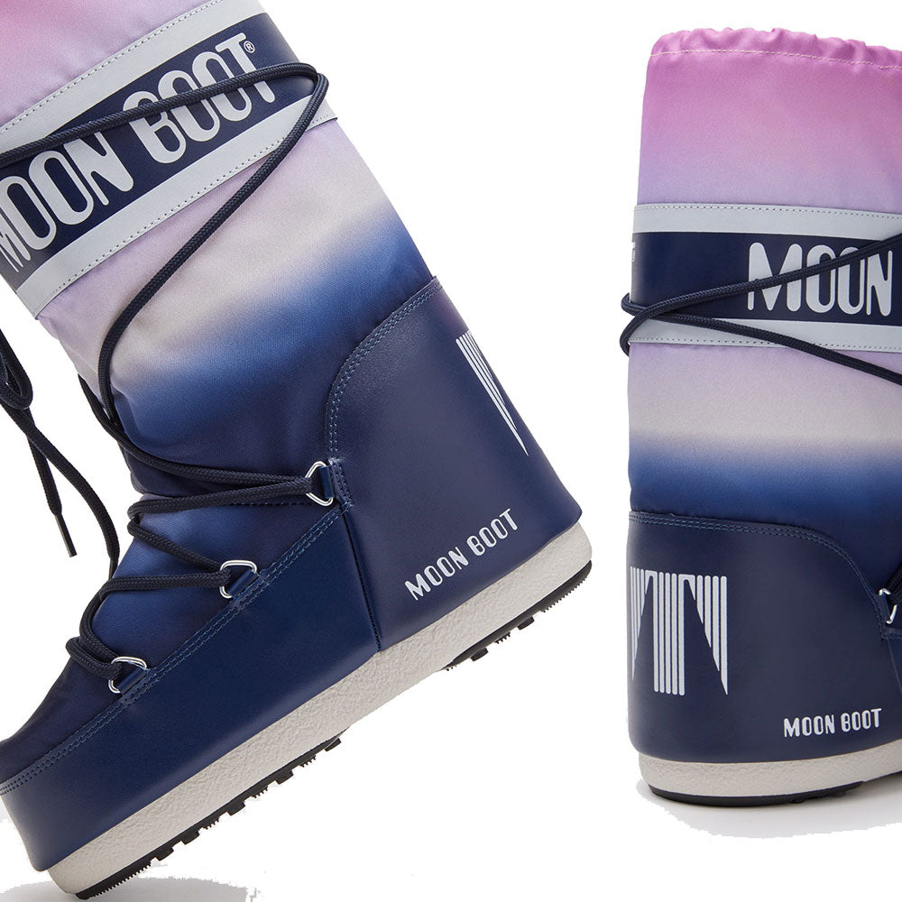 Unisex-Schneestiefel MOON BOOT Icon Nylon Moonrise Blue