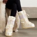 Stivali da Neve Donna MOON BOOT Icon Pearly Ivory