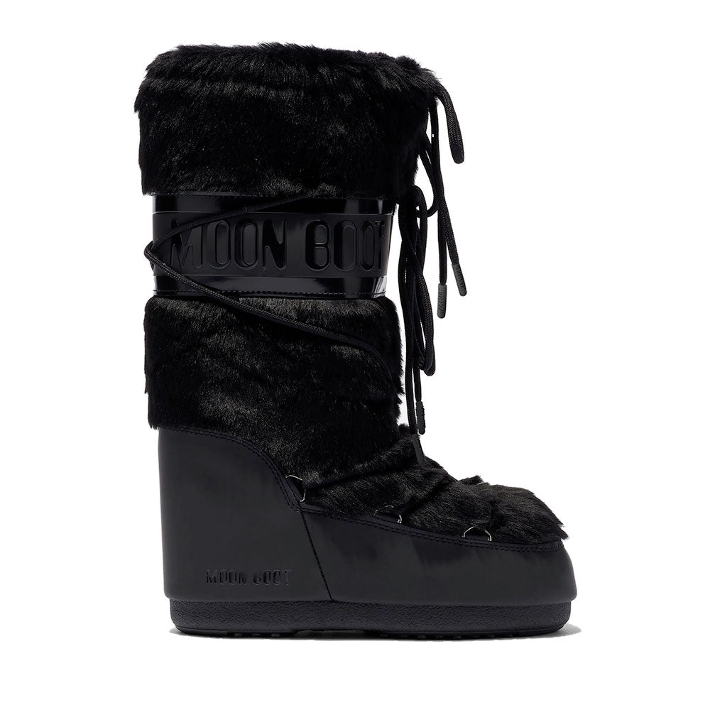 Stivali da Neve Donna MOON BOOT Icon Faux Fur Black