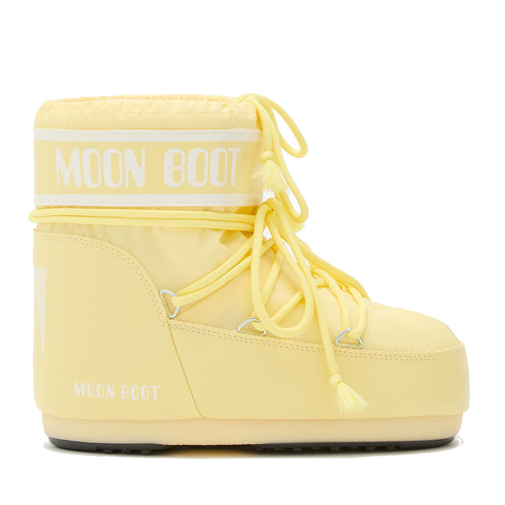 Stivali da Neve Donna MOON BOOT Icon Low in Nylon Light Yellow