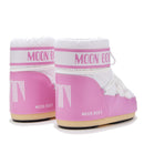 MOON BOOT Icon Low Damen-Schneestiefel aus rosa und weißem Nylon