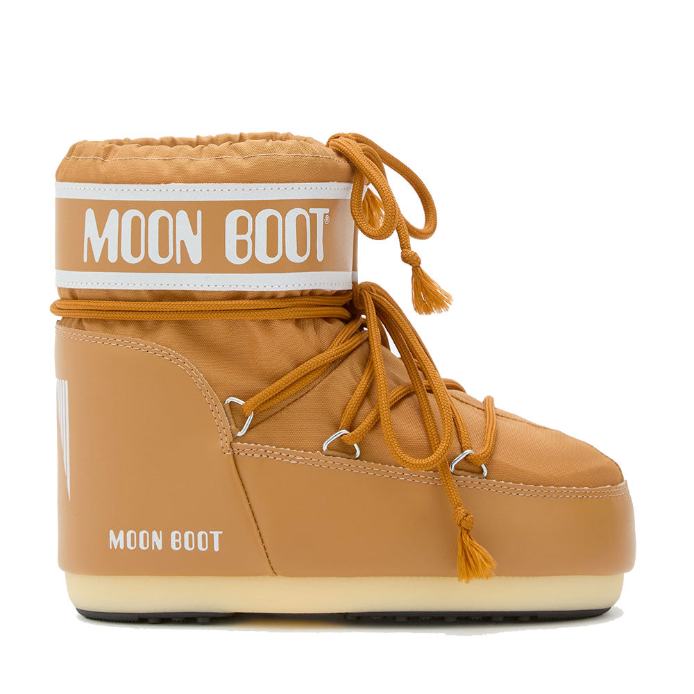 Stivali da Neve Donna MOON BOOT Icon Low in Nylon color Cognac