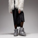 Stivali da Neve Donna MOON BOOT Icon Low Glance in Raso Silver