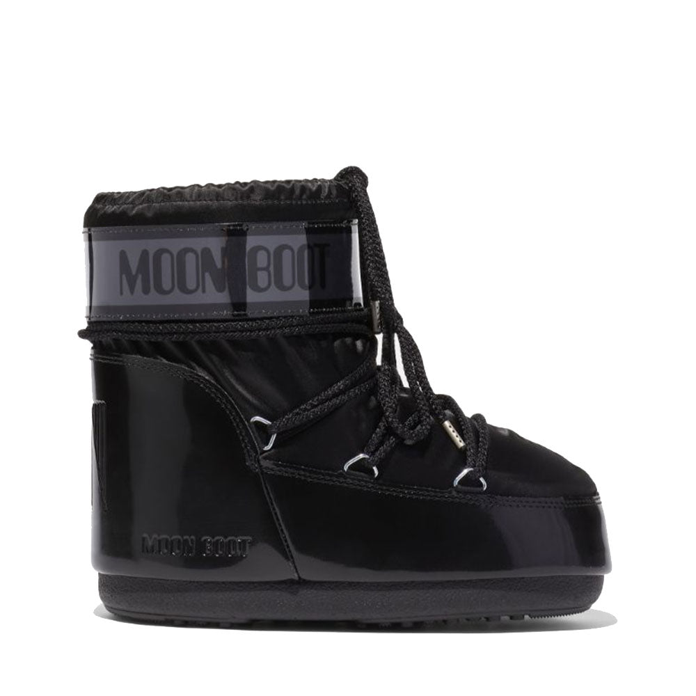 Stivali da Neve Donna MOON BOOT Icon Low Glance in Raso Nero