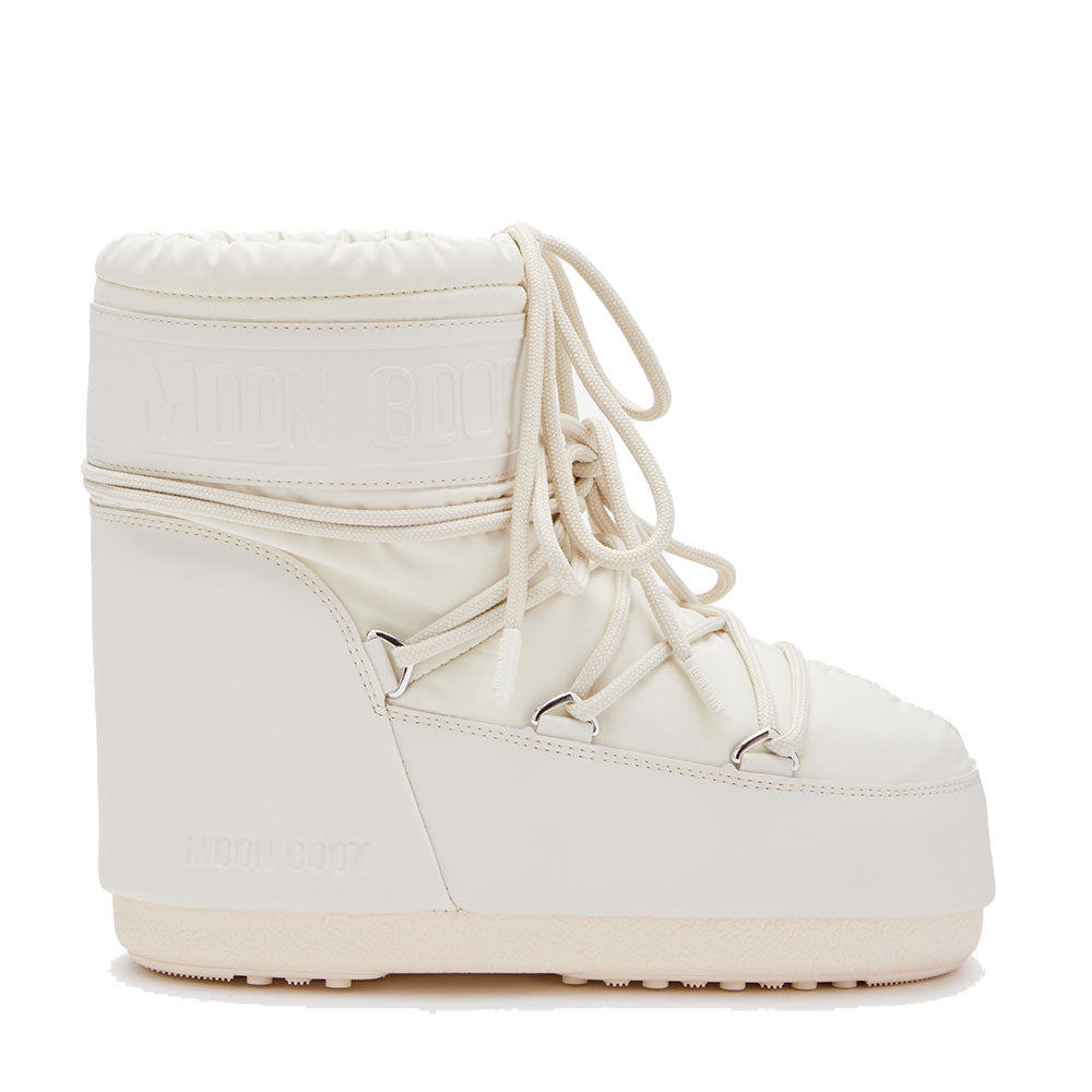 Stivali da Neve Donna MOON BOOT Icon Low Rubber Cream