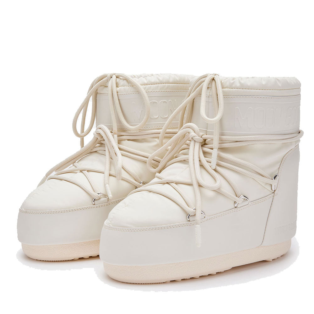 Stivali da Neve Donna MOON BOOT Icon Low Rubber Cream