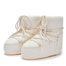 Stivali da Neve Donna MOON BOOT Icon Low Rubber Cream
