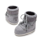 Stivali da Neve Donna MOON BOOT Icon Low Felt in Feltro Grigio