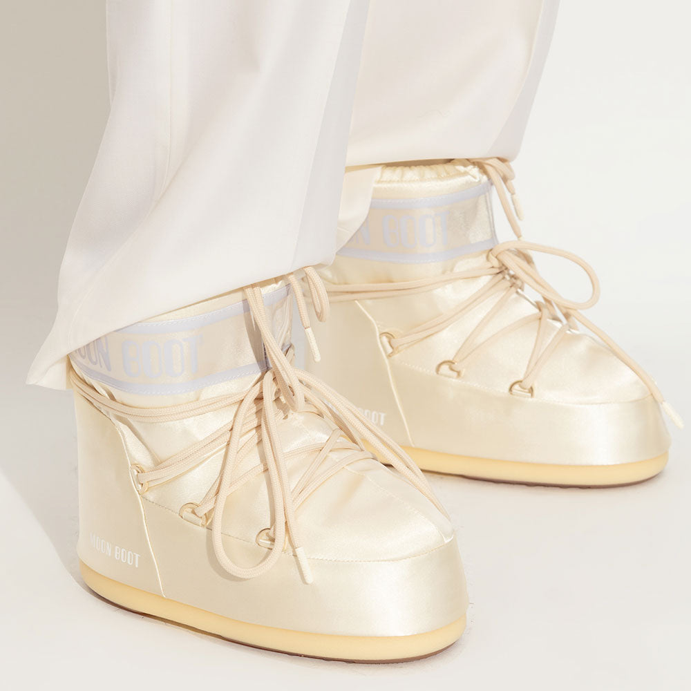 Stivali da Neve Donna MOON BOOT Icon Low Pearly Ivory