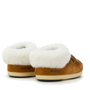 Scarpe da Neve Donna MOON BOOT Mule EVX Suede in Pelle Scamosciata color Cognac