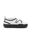 Scarpe Slip-On Unisex MOON BOOT linea Park Icon in Nylon Bianco e Nero