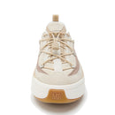 Sneakers Donna MOON BOOT MOON247 XLACE in Pelle Scamosciata e Tessuto Off White Taupe
