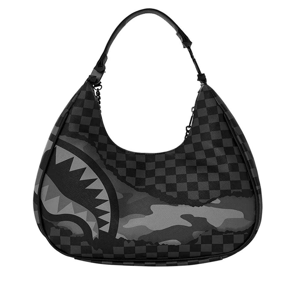 Borsa Donna Hobo a Spalla SPRAYGROUND Stampa Split Up Camo Tear