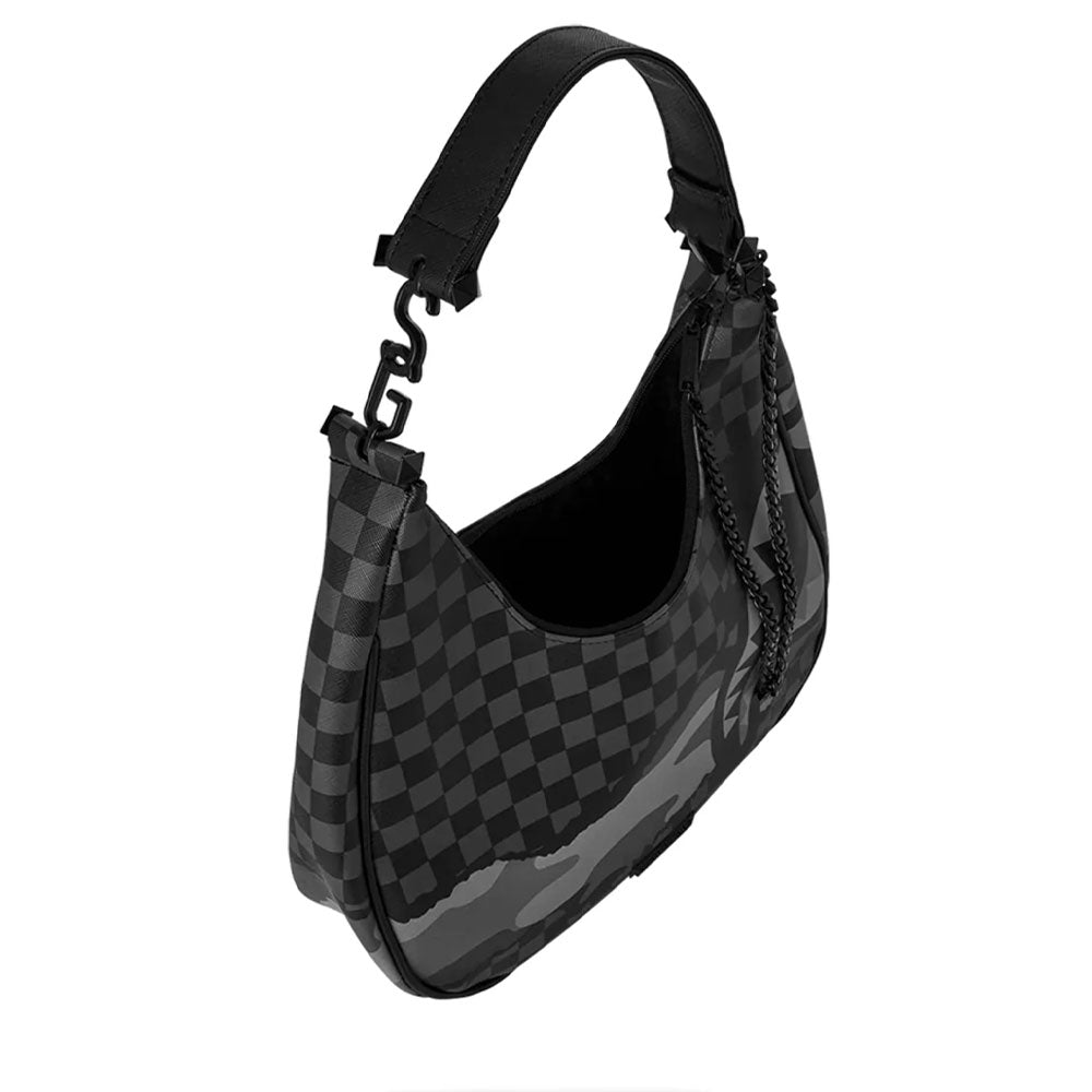 Borsa Donna Hobo a Spalla SPRAYGROUND Stampa Split Up Camo Tear