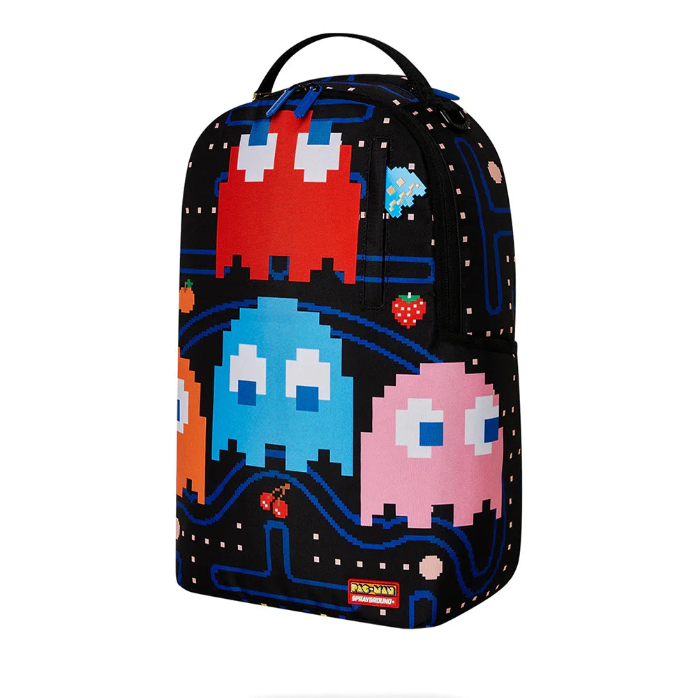 Zaino Unisex SPRAYGROUND in Tessuto stampa Dlxr: Pac-Man: Ghost Gang Sm