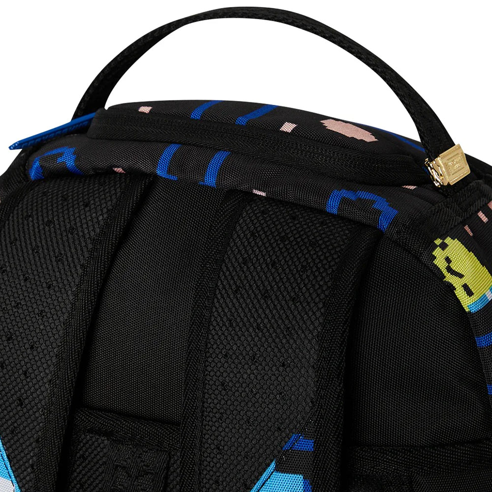 Zaino Unisex SPRAYGROUND in Tessuto stampa Dlxr: Pac-Man: Ghost Gang Sm