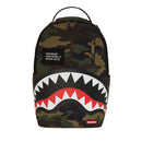 Zaino Unisex SPRAYGROUND in Cotone stampa Shark Central Camo Dlxs