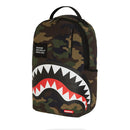 Zaino Unisex SPRAYGROUND in Cotone stampa Shark Central Camo Dlxs