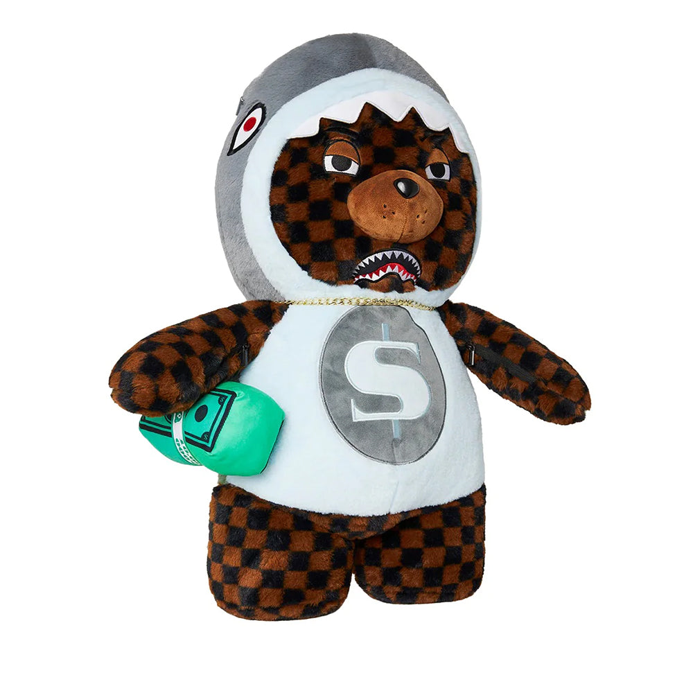 Zaino Teddy Bear SPRAYGROUND stampa Moneybear in Shark Costume